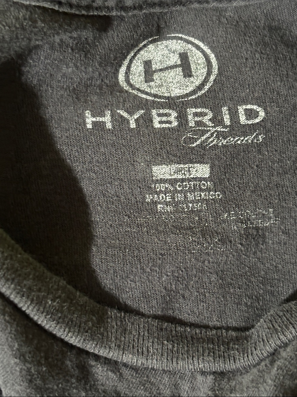 Hybrid Threads Galaxy Cat Graphic Tee - Black with Blue & Green Print - Picture 2 of 2